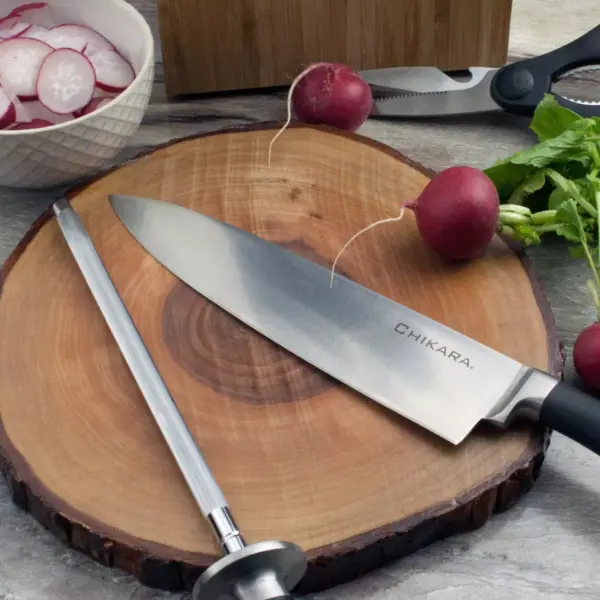 Chikara Series 19 Piece Cutlery Set in Bamboo Block