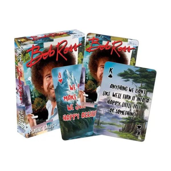 NMR Distribution Bob Ross Quotes Multi-Image Playing Cards, Deck of 52