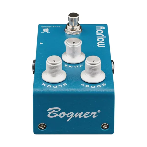 Bogner Harlow V2 BOOST + BLOOM With Transformer Guitar Effects Pedal Blue