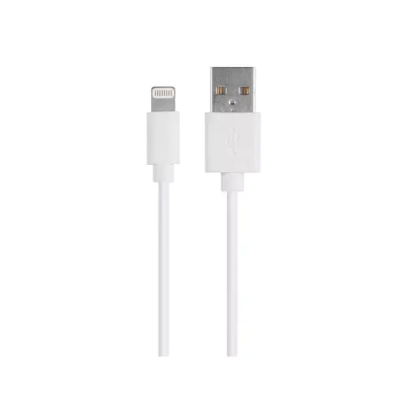 Monoprice Lightning to USB Charge & Sync Cable - 3 Feet - White | Apple MFi Certified for iPhone X, 8, 8 Plus, 7, 7 Plus, 6, 6 Plus, 5S , iPad Pro