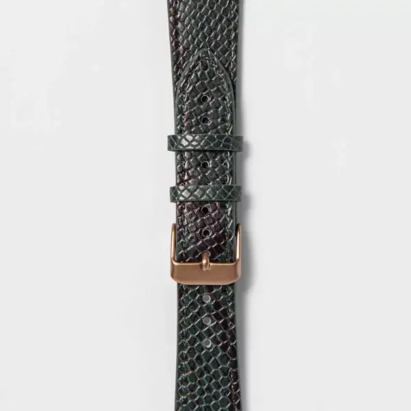 heyday™ Apple Watch Band 38/40mm - Snake Skin Print Green