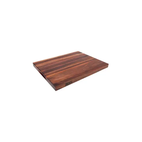 John Boos Walnut Wood Edge Grain Reversible Kitchen Butcher Block Cutting Board, 24 x 18 x 1.5 Inches