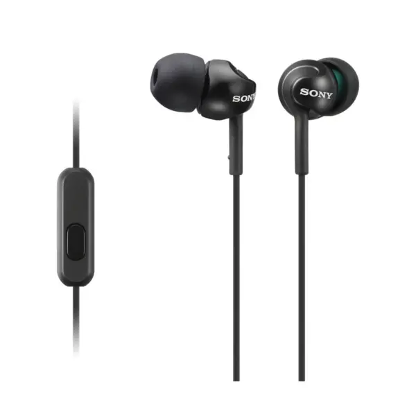 Sony Step-up EX Series Wired Earbud Headset - Black (MDREX110AP/B)