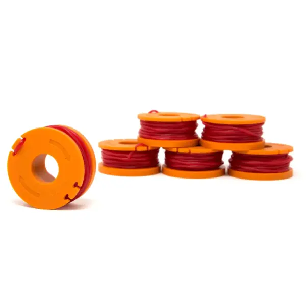 WEN 40413ST-6 6pk String Trimmer Replacement Spool with 9.5' of .065 Line