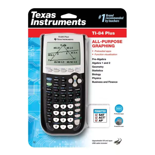 Texas Instruments Graphing Calculator - Black (TI-84+)