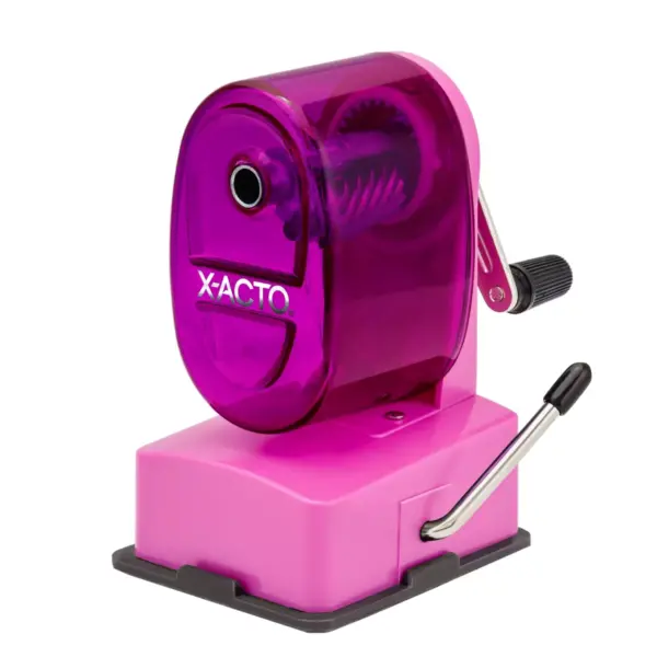 X-ACTO Vacuum Mount Manual Pencil Sharpener (Color May Vary)