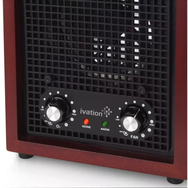 Ivation Ozone Generator Purifies up to 3,500Sq/Ft - Cherry Wood