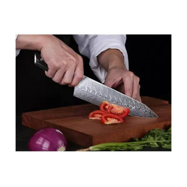 BBQ Dragon Damascus 8" Chef Knife