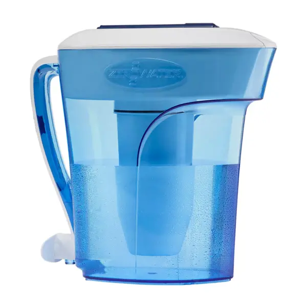 ZeroWater 10 Cup Ready Pour Pitcher with Free TDS Light-Up Indicator (Total Dissolved Solids)