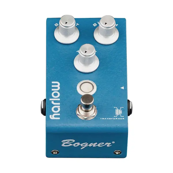 Bogner Harlow V2 BOOST + BLOOM With Transformer Guitar Effects Pedal Blue