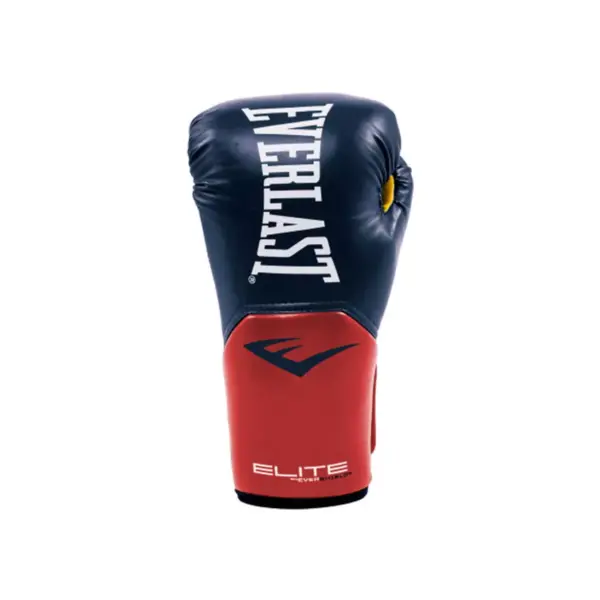 Everlast Pro Style Elite Exercise Workout Training Boxing Gloves for Sparring, Heavy Bag and Mitt Work, Size 16 Ounces Navy/Red