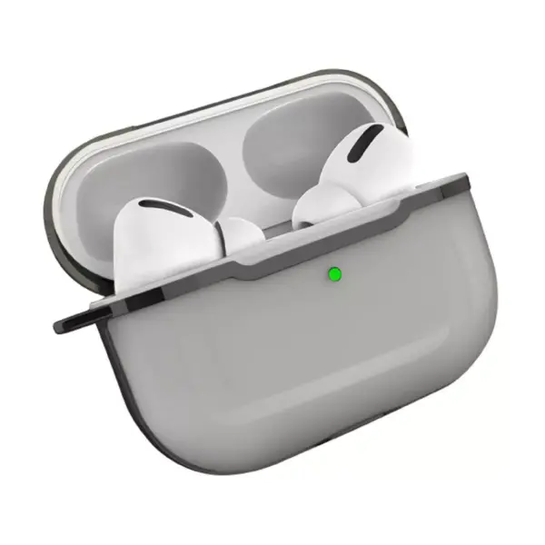 Insten Transparent Soft Silicone Protective Skin Case Cover For AirPods Pro, Clear Black