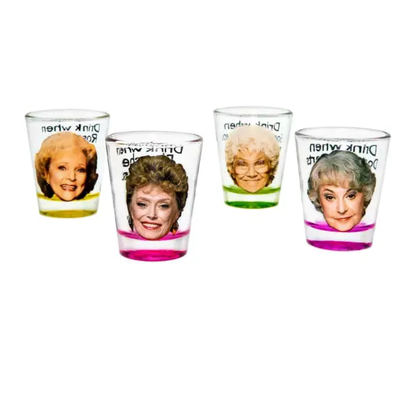 Just Funky The Golden Girls Shot Glasses Set of 4