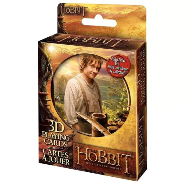 Cartamundi The Hobbit: An Unexpected Journey Lenticular Playing Cards w/ Collectible Tin