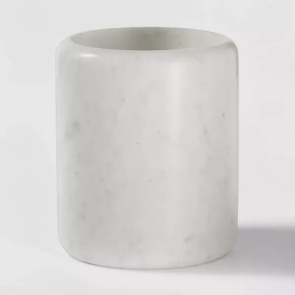 Marble Utensil Holder White - Threshold™