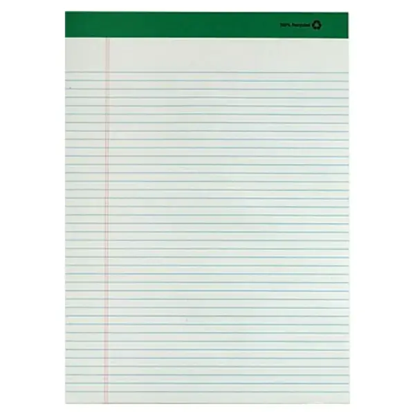 MyOfficeInnovations Notepads 8.5" x 11.75" Narrow White 50 Sh./Pad 12 Pads/PK (21675) 354744