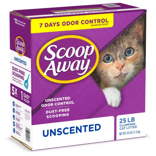 Scoop Away Super Clump Clumping Cat Litter Unscented - 25lb