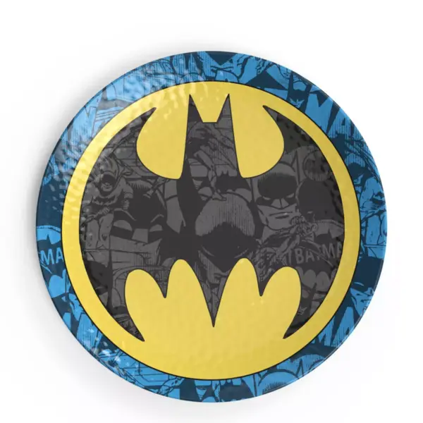 Batman 3pc Melamine Dinnerware Set - Zak Designs