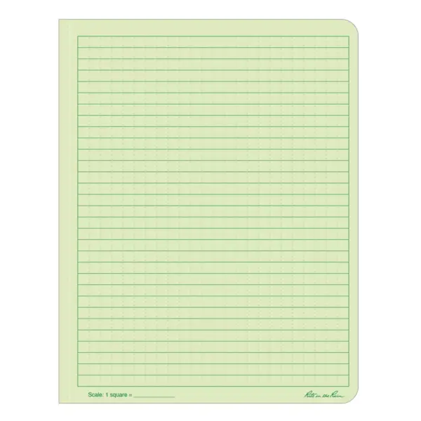 Casebound Notebook Special Ruled 6.75" x 8.75" Green - Rite in the Rain