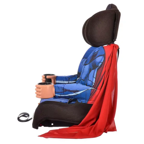 Kids Embrace DC Comics Superman Combination Harness Booster Car Seat with Cape