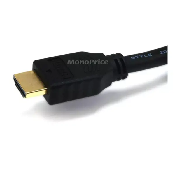 Monoprice High Speed Video Cable - 6 Feet - Black | 28AWG HDMI to DVI Adapter Cable with Ferrite Cores