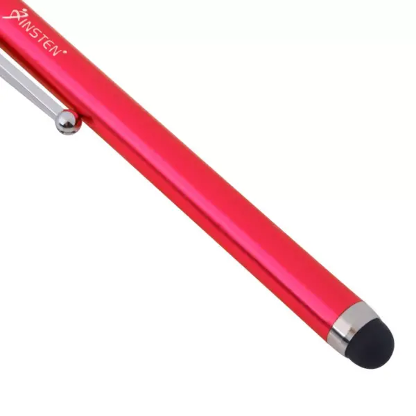 Insten Red Touch Screen Stylus Pen for iPad Mini 5 iPad Air 2019 iPhone XS Max XS XR X Samsung Galaxy Tablet S9 S9+ S8 S8 S7 S6 S5