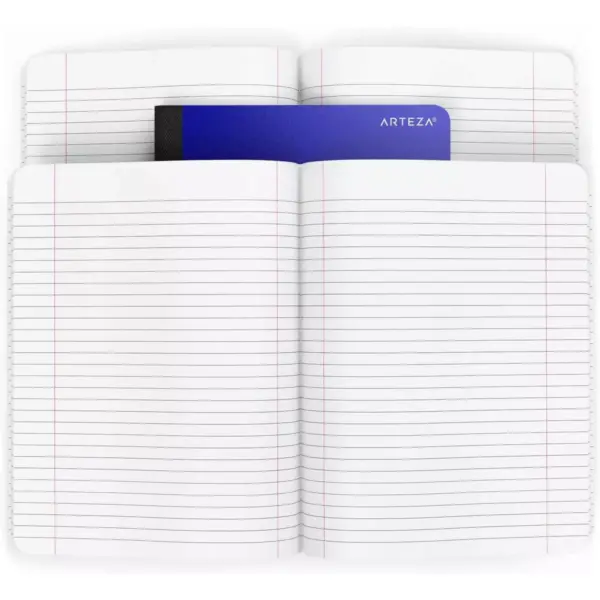 Arteza Composition Notebooks, College Ruled, 100 Sheets of Paper - 8 Pack (ARTZ-9124)