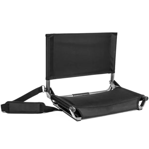 Cascade Mountain Tech Wide Aluminum Stadium Seat - Black