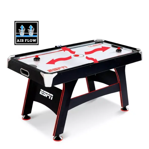 ESPN  Air Powered 5' Hockey Table with LED Electronic Scorer