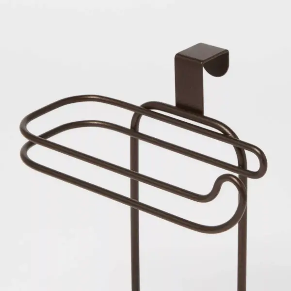 Over The Tank 2 Roll Freestanding Toilet Tissue Holder Bronze - Threshold™