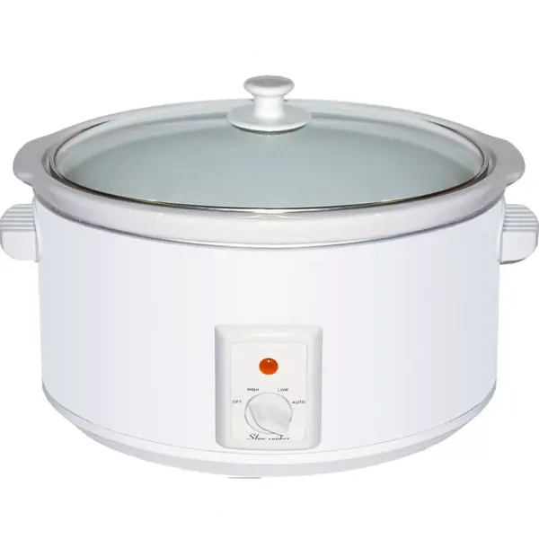 Brentwood 8.0 Quart Slow Cooker in White