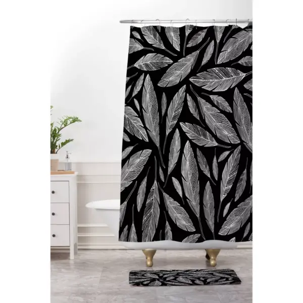 Heather Dutton Float Black Bath Mat Black - Deny Designs