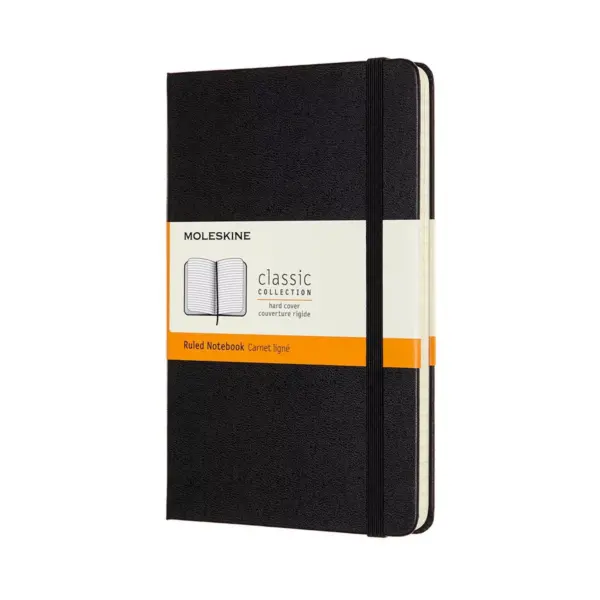 Moleskine Lined Professional Journal Medium Classic Black