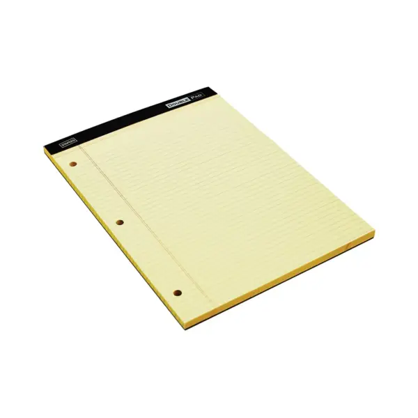 Staples Notepads 8.5" x 11.75" Wide Yellow 100 Sh./Pad 6 Pads/PK 478871