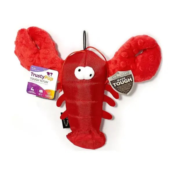 TrustyPup Lobster Dog Toy - M