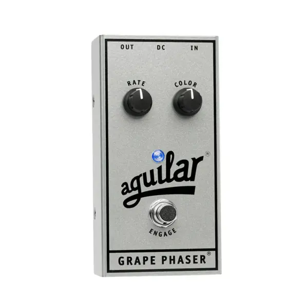 Aguilar 25th Anniversary Grape Phaser Bass Effects Pedal Silver