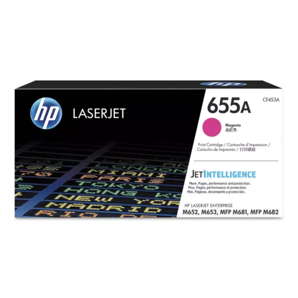 HP Inc. HP 655A (CF453A) Magenta Original LaserJet Toner Cartridge