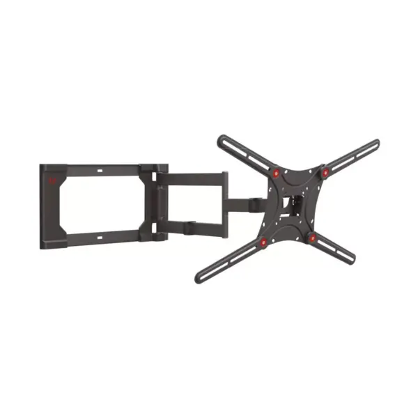 Barkan 13" - 80" 4-Movement Patented to Fit Various Screen Types Flat / Curved TV Wall Mount - Black