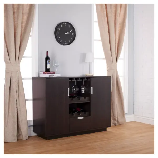 Roslyn Modern Multi-Storage Buffet Espresso - HOMES: Inside + Out