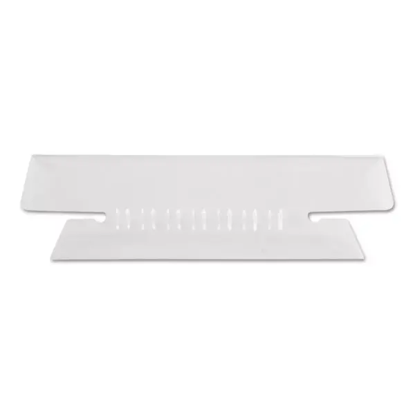 Pendaflex Hanging File Folder Tabs 1/3 Tab 3 1/2 Inch Clear Tab/White Insert 25/Pack 4312