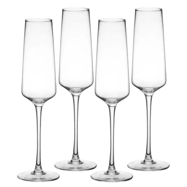 9.5oz 4pk Estate Champagne Glasses - Cathy's Concepts