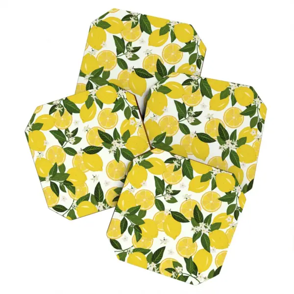 Iveta Abolina Summer Punch Set of 4 Coasters - Deny Designs