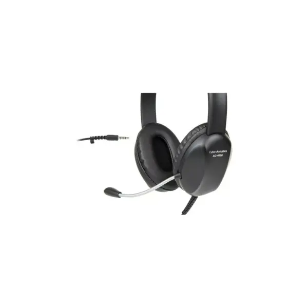 Cyber Acoustics AC-4000 Headset - Stereo - Mini-phone - Wired - Over-the-head - Binaural