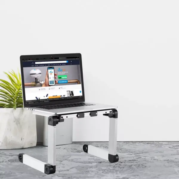 Dartwood Adjustable and Portable Laptop Stand / Holder - Compatible with MacBook Pro / Air, Lenovo, HP, Dell and other 15 Inch Laptops