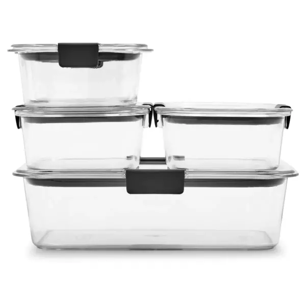 Rubbermaid 10pc Brilliance Leak Proof Food Storage Containers with Airtight Lids