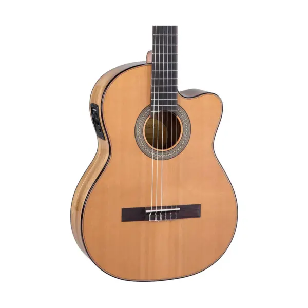 Lucero LC235SCE Acoustic-Electric Exotic Wood Classical Guitar Natural