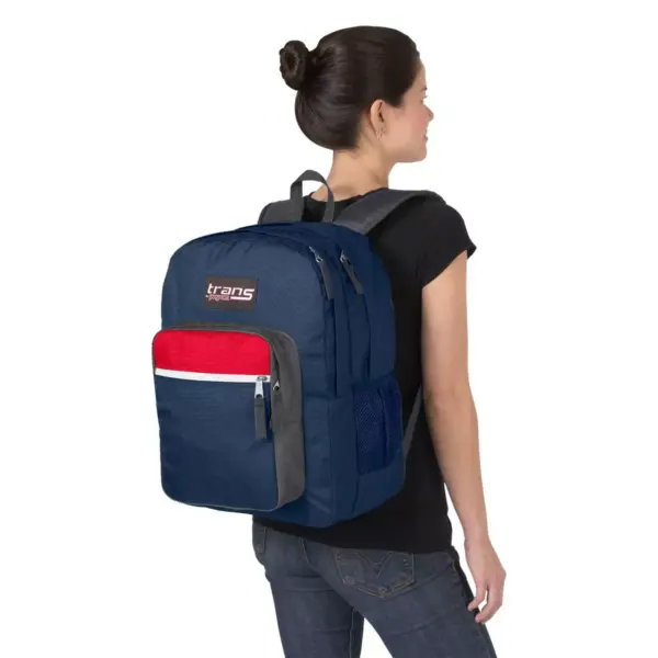 Trans by JanSport 17" Supermax Backpack - Navy Block