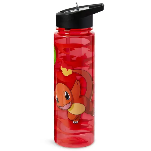 Just Funky Pokemon Charmander 16oz Water Bottle - BPA-Free Reusable Drinking Bottles