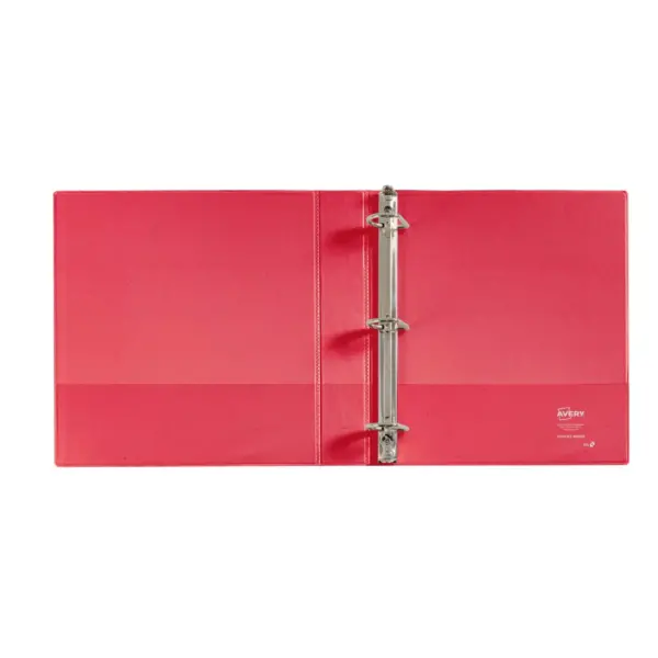 1.5" Slant Rings 220 Sheet Capacity Durable View Binder Pink - Avery