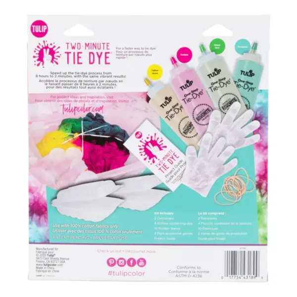 Two-Minute Tie Dye Kit Fruit Punch - Tulip Color